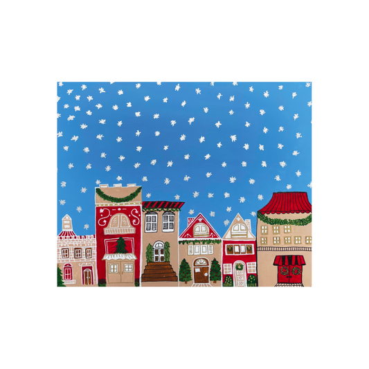 Gingerbread Christmas Gloss Paper Placemat
