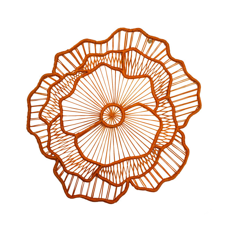 Artisan Woven Orange Placemat