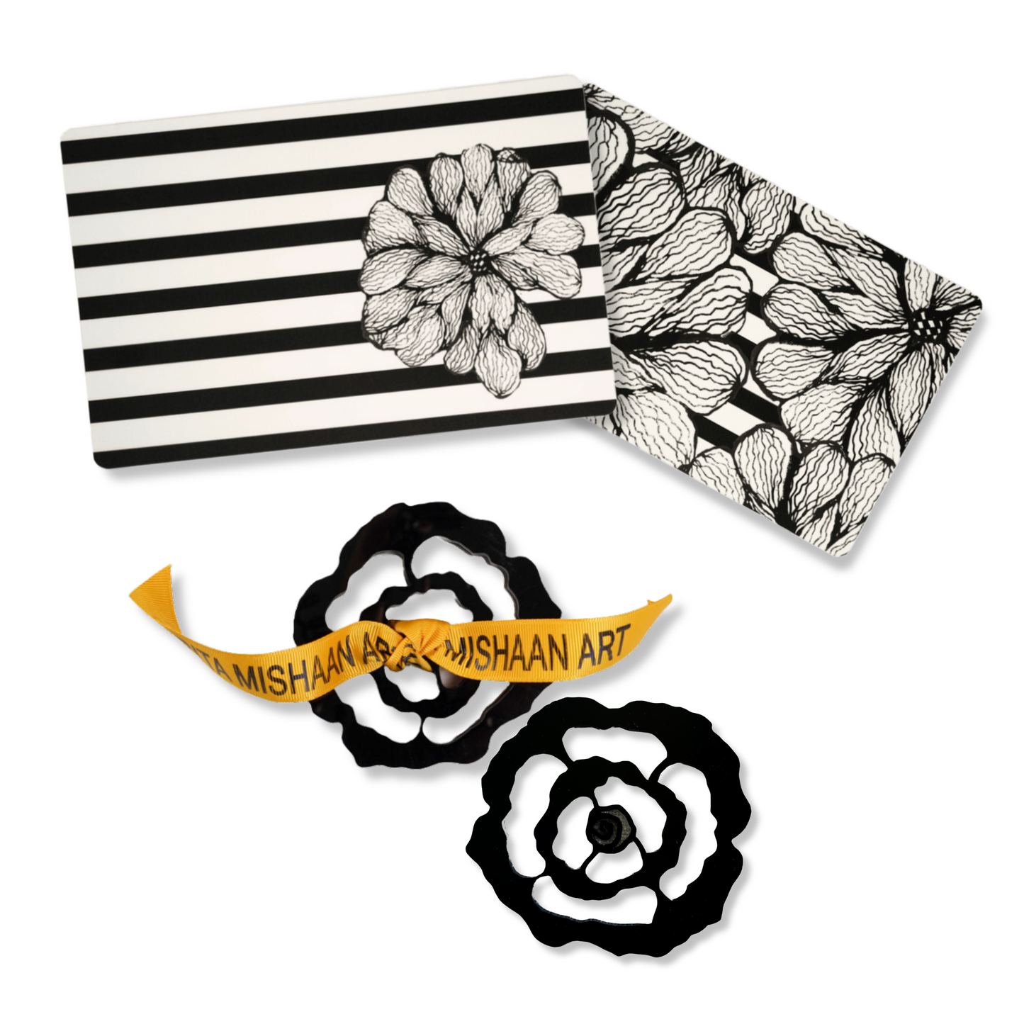 Camelia Black and White Set