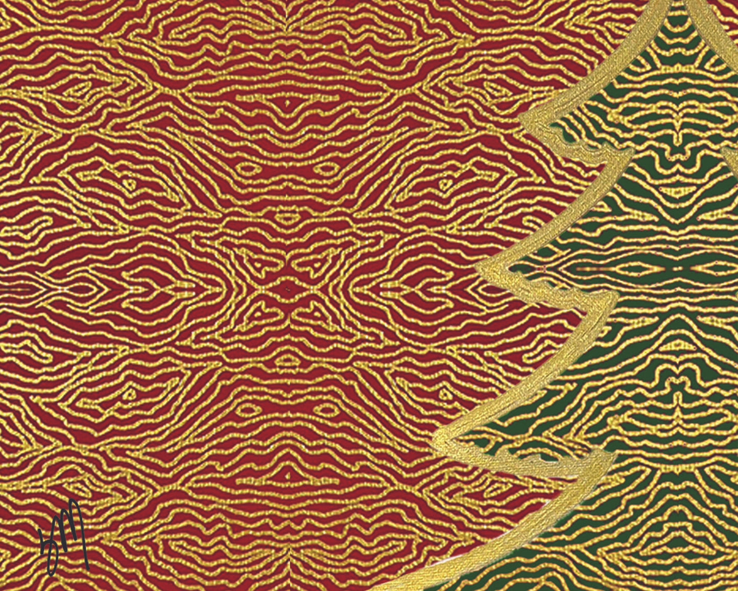 Christmas Tree Gloss Paper Placemats