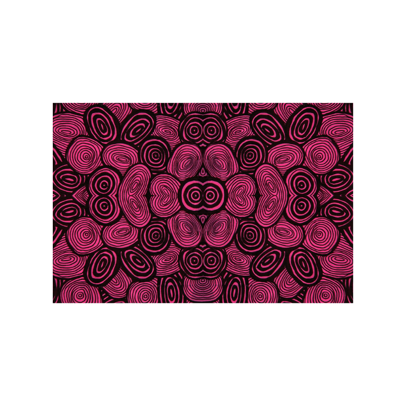 Bronze Lady Double Sided Vinyl Placemat