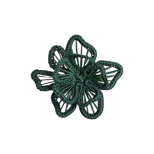 Artisan Green Flower Napkin Ring