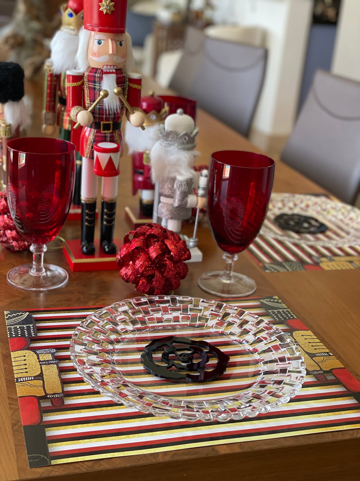 Christmas Nutcracker Gloss Paper Placemats