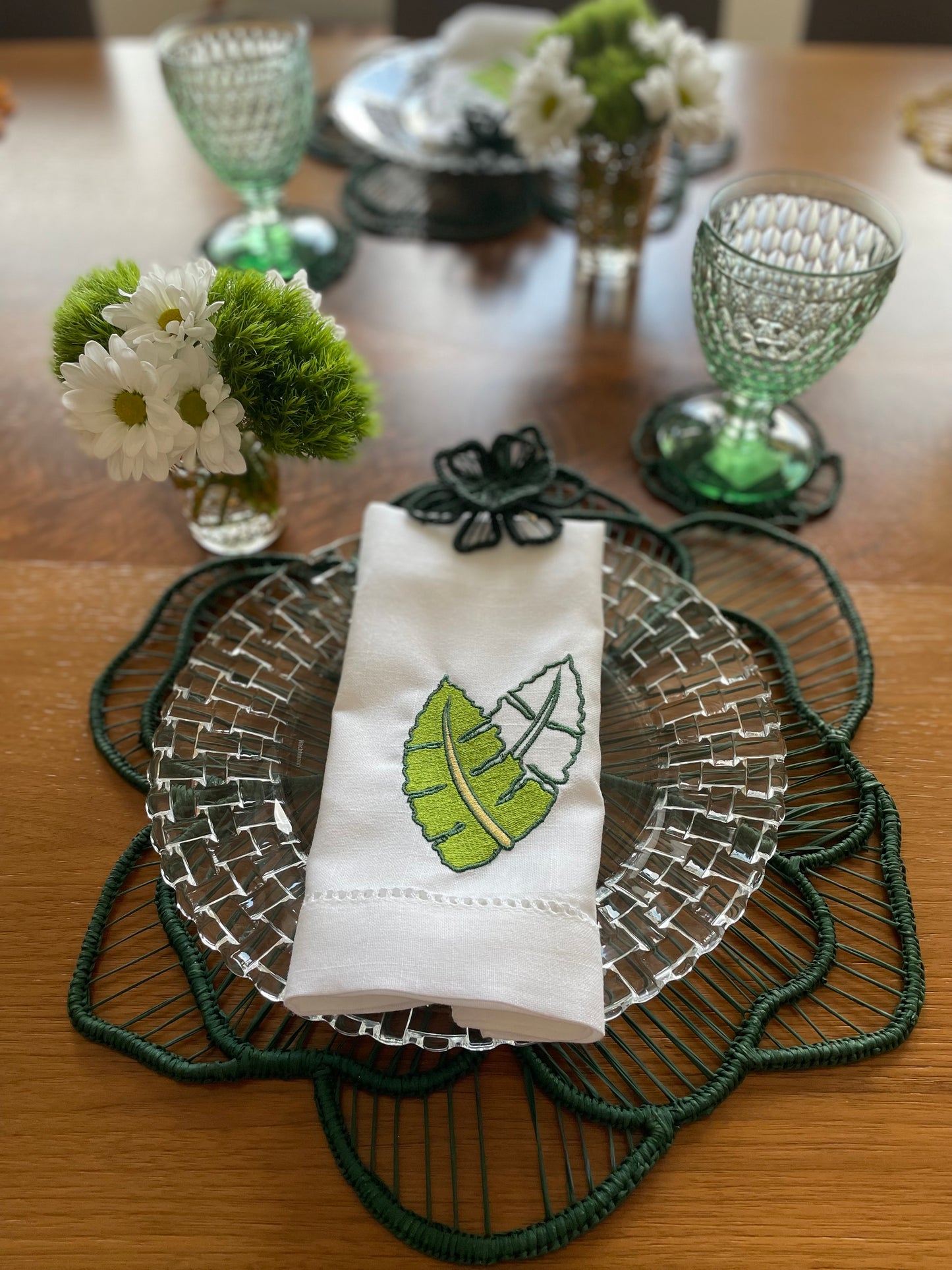 Artisan Woven Green Placemat