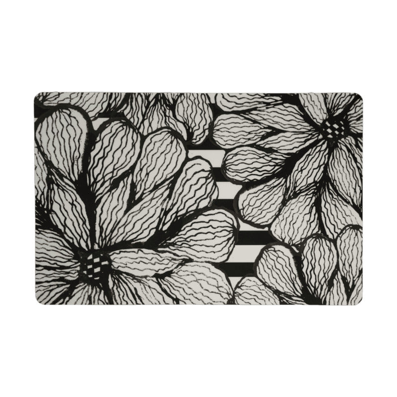 Black & White Double Sided Vinyl Placemat