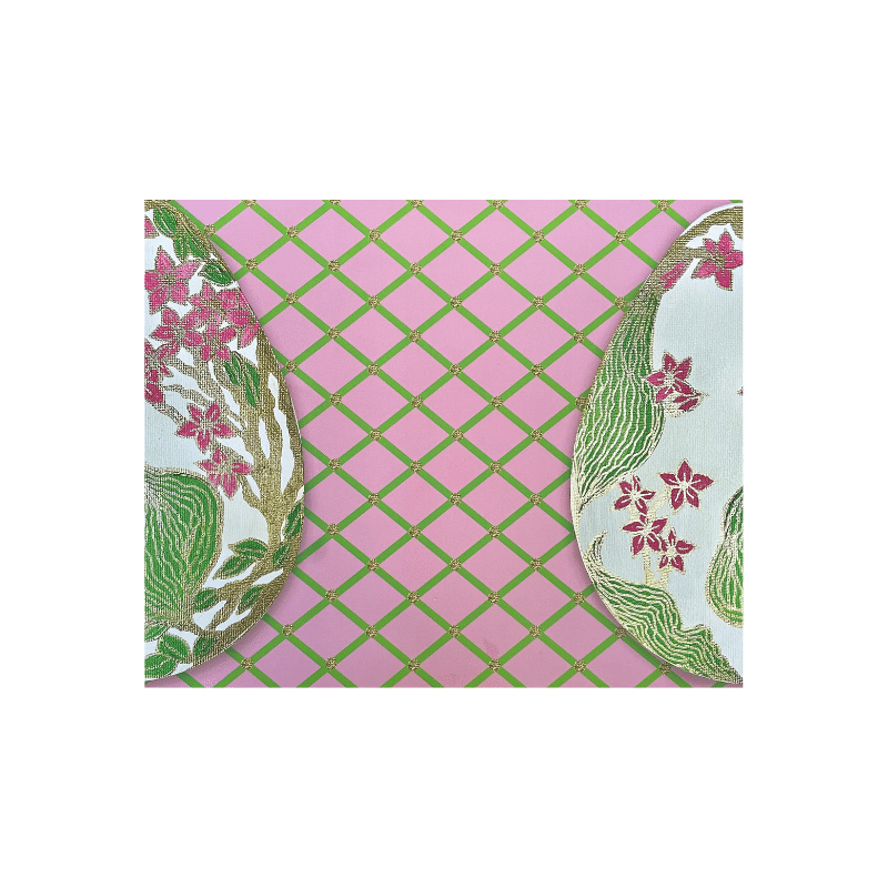 Easter Pink Egg Gloss Paper Placemats