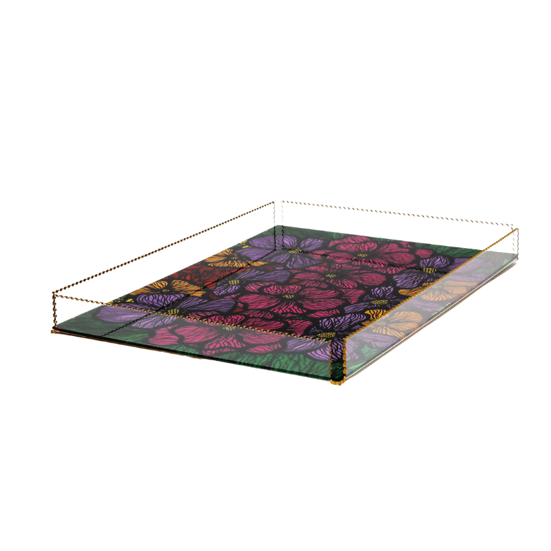 Bronze Lady Acrylic Tray