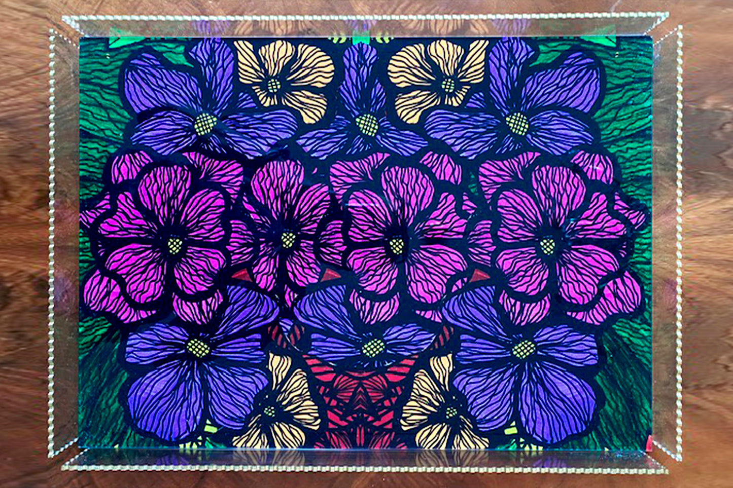 Bronze Lady Acrylic Tray