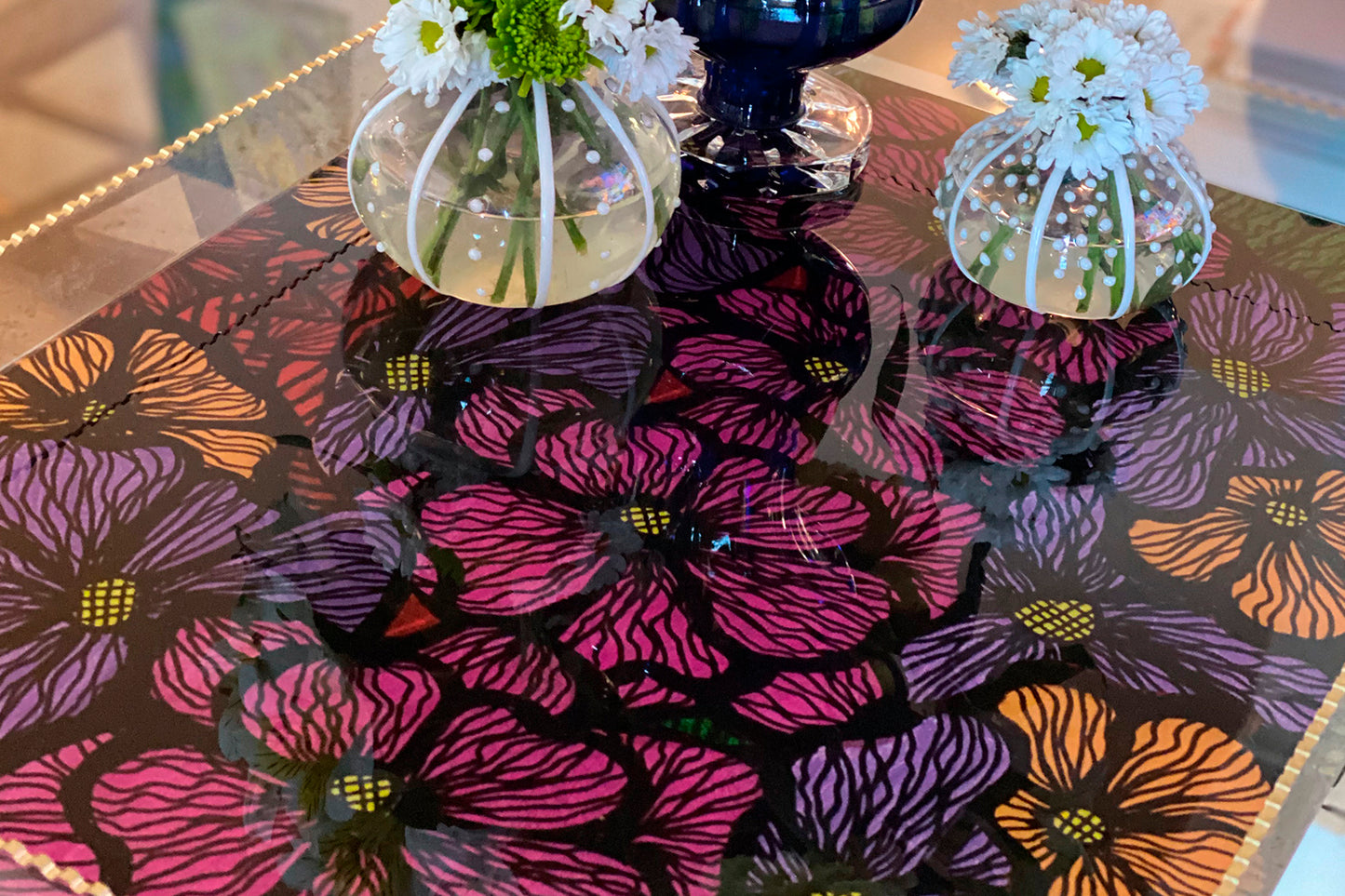 Bronze Lady Acrylic Tray