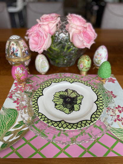 Easter Pink Egg Gloss Paper Placemats