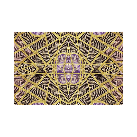 Luna Geometric Gloss Paper Placemats