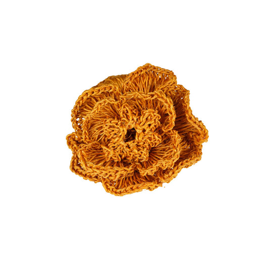 Artisan Orange Flower Napkin Ring
