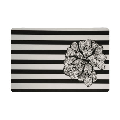 Black & White Double Sided Vinyl Placemat