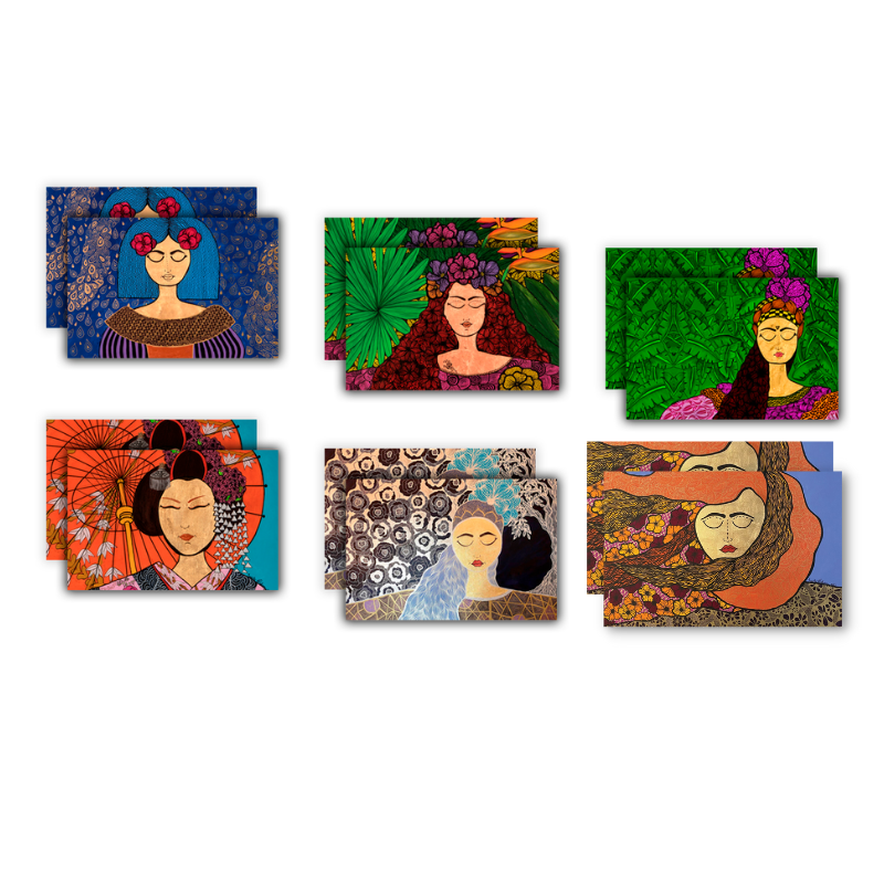 Beautiful Women Vinyl Placemats