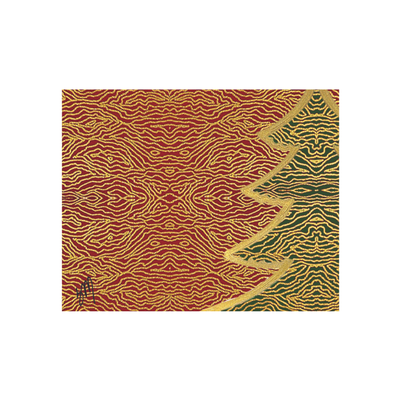 Christmas Tree Gloss Paper Placemats